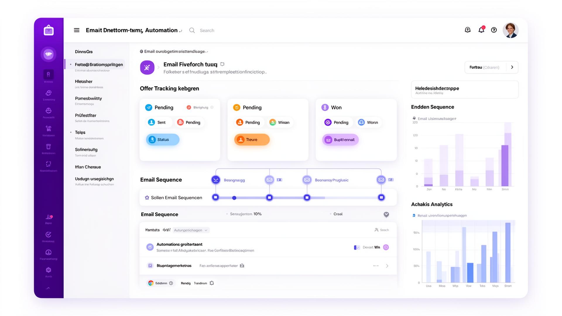 Flino Dashboard – Übersicht über Angebote und automatische Nachfass-Sequenzen